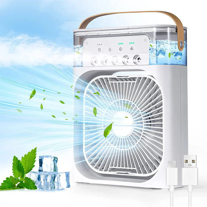 Portable Air Conditioner Fan | USB Personal Desk Cooling Fan