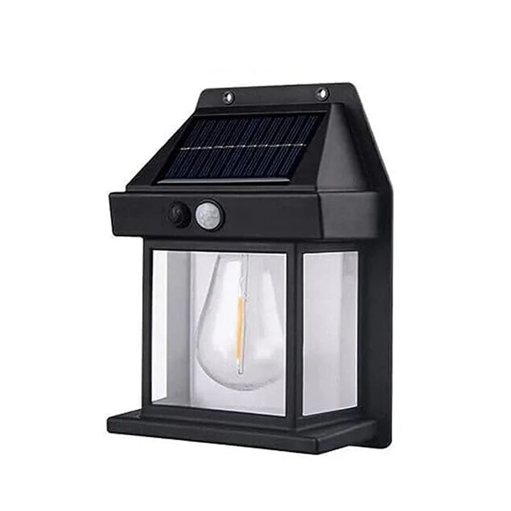 Outdoor Solar Wall Light with Motion Sensor Dusk to Dawn Waterproof Lantern
